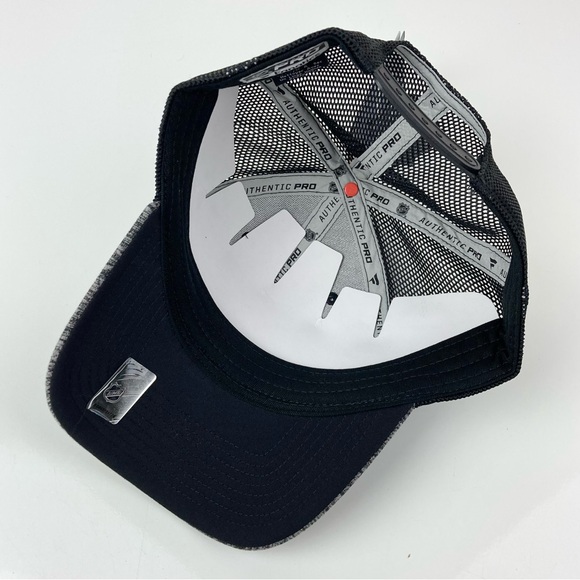 Fanatics Anaheim Ducks NHL Black & Gray Embroidered Logo Mesh Snapback Hat NWT! - Picture 8 of 12